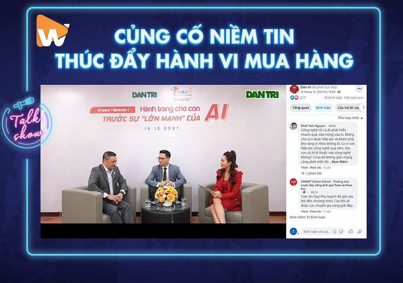 Dịch vụ livestream Talkshow, quay video talkshow TOP 1 Hà Nội