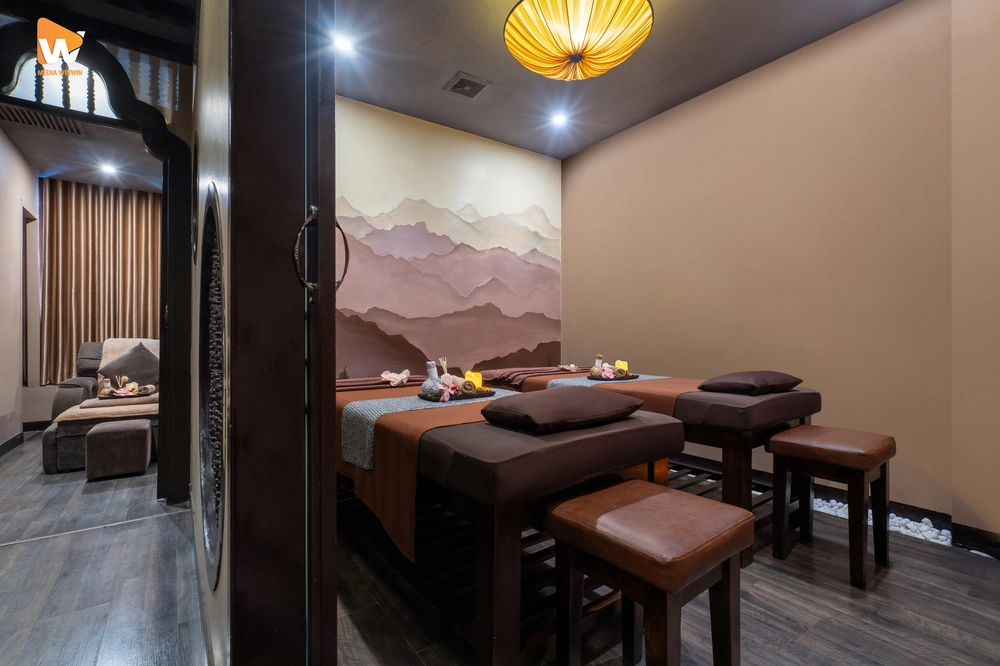 Bố trí phòng massage tại ASANA Foot & Body Massage