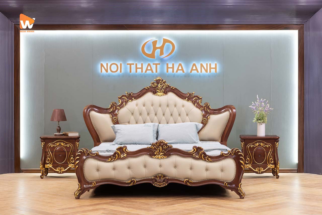 Không gian nội thất gỗ óc chó cao cấp của dự án biệt thự Nội thất Hà Anh | Media WinWin