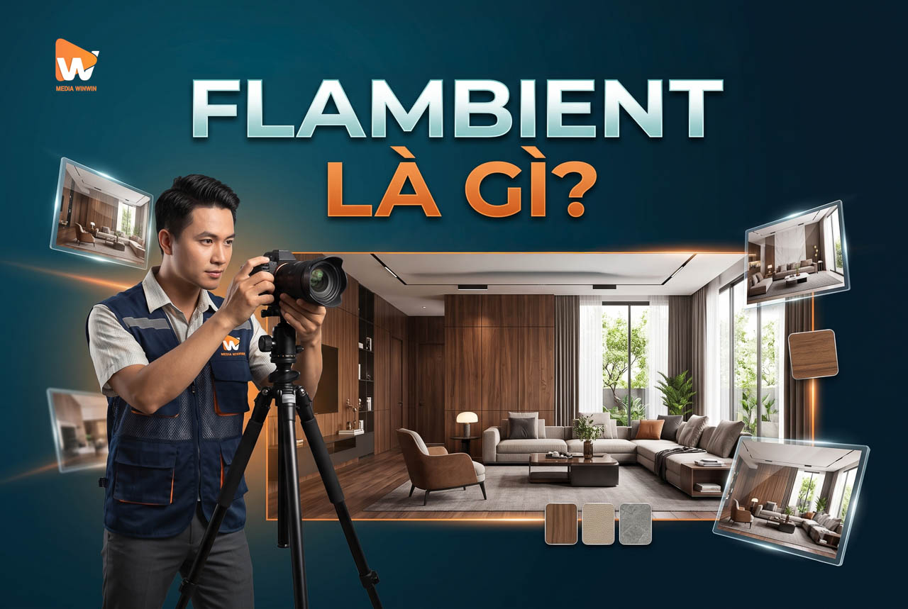 Flambient là gì · kỹ thuật ánh sáng cho ảnh nội thất cao cấp Media WinWin