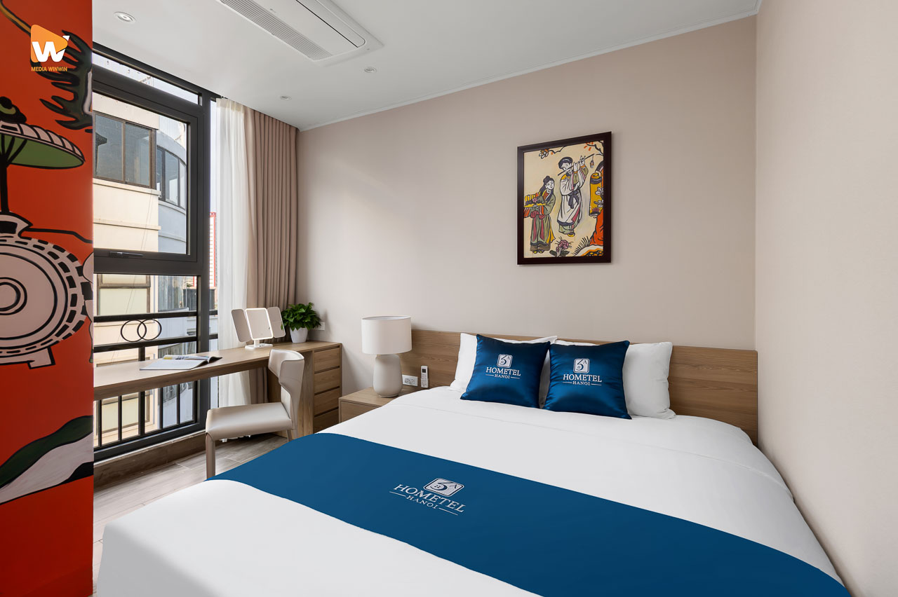 Chụp ảnh khách sạn 3A Hometel Long Biên — phòng ngủ trong căn studio