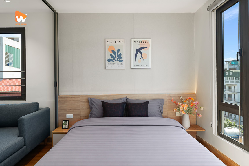 Chụp ảnh homestay Integra — phòng ngủ với cửa kính lớn