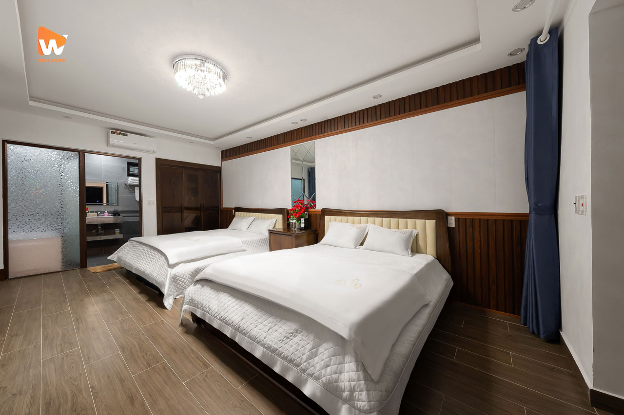 Chụp ảnh homestay Kangaroo Cát Bà — phòng nghỉ trong bungalow