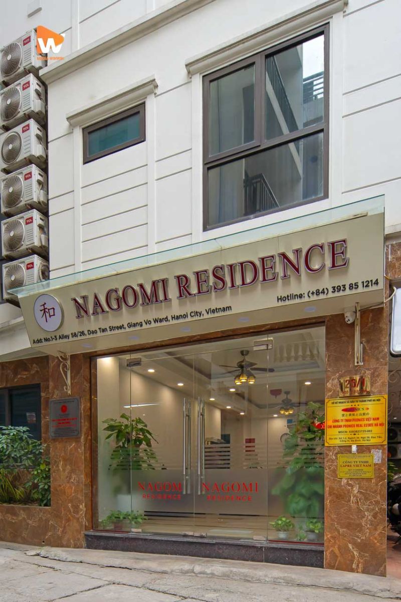 Chụp ảnh căn hộ dịch vụ Nagomi Residence — khung hình số 1