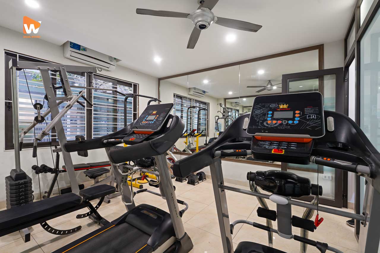 Chụp ảnh căn hộ dịch vụ Nagomi Residence — phòng tập
