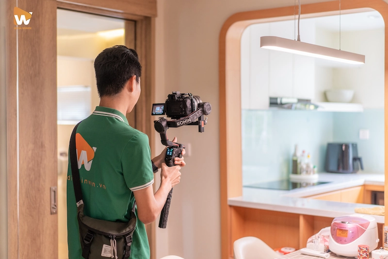 Chuyên gia Media Winwin chọn góc chụp ảnh nội thất không gian hẹp