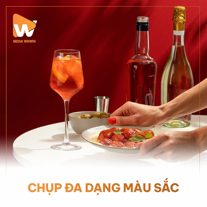 Concept chụp ảnh đồ uống đa dạng màu sắc luôn tạo dấu ấn mạnh trong tâm trí khách hàng