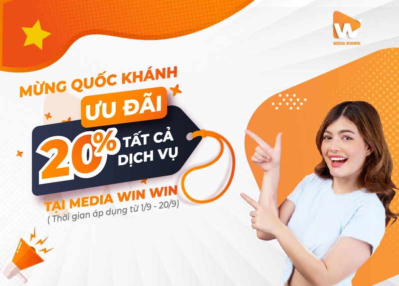 Khuyến mãi 2/9 Media Win Win có nhiều gói ưu đãi các dịch vụ quay phim, chụp ảnh