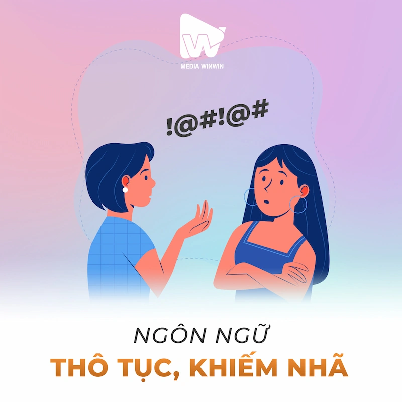Chính sách của Tiktok luôn quét và bóp tương tác đối với hành vi sử dụng ngôn ngữ thô tục, khiếm nhã và các hành vi bị cấm