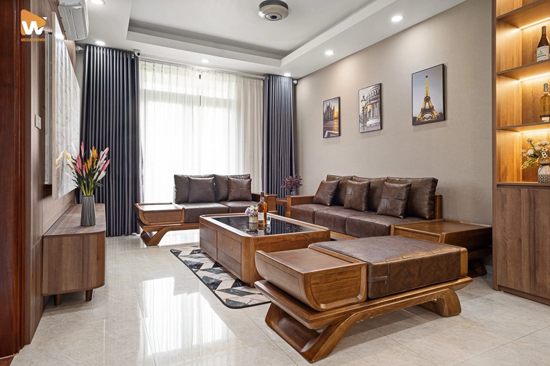Đối với đồ nội thất như sofa, bàn trà, bàn ghế ăn... chụp bao quát rất quan trọng không thể bỏ qua