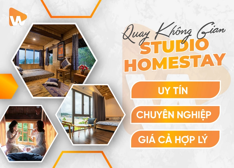 Dịch vụ quay video không gian Studio – Homestay uy tín và có giá thành hợp lý