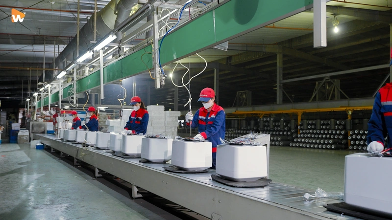 Quy trình sản xuất tại nhà máy Sơn Hà