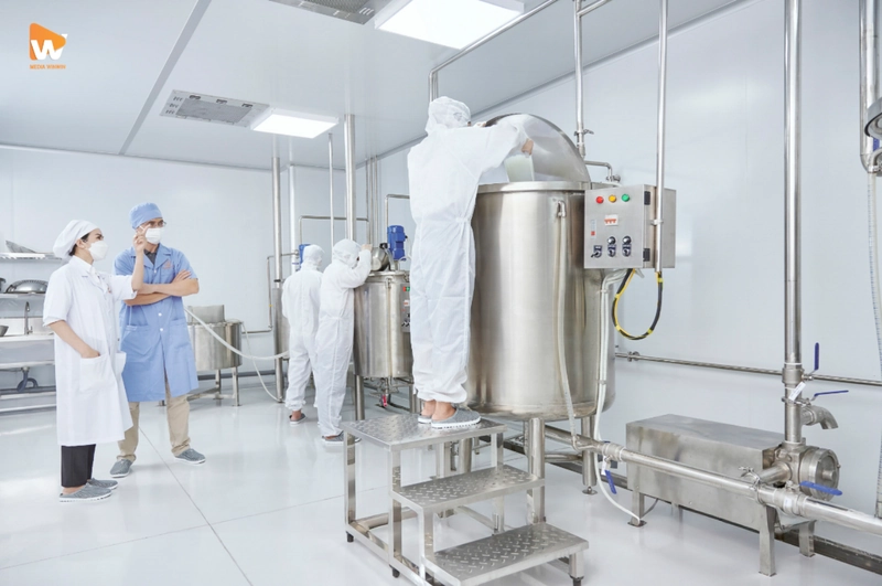 Nhà máy Yến Đảo Avanest với không gian sản xuất sạch sẽ, hiện đại, thể hiện tiêu chuẩn chất lượng cao