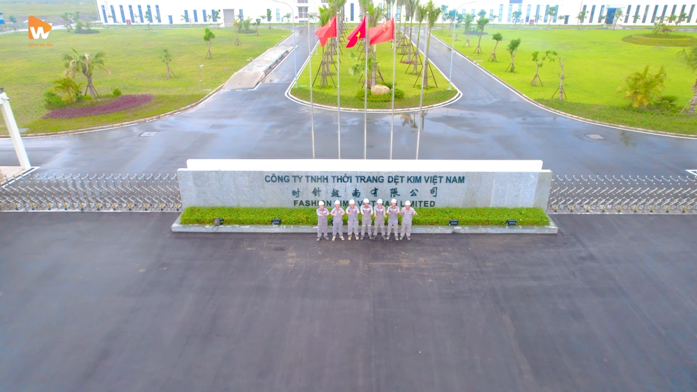 Case study Nhà Máy Dệt Kim: Hình ảnh sắc nét, ấn tượng thể hiện quy mô và công nghệ hiện đại, được thực hiện bởi Media WinWin