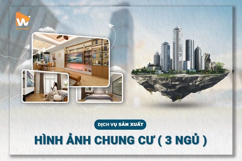 Dịch Vụ Chụp Ảnh Kiến Trúc - Nội Thất ( 3 ngủ )