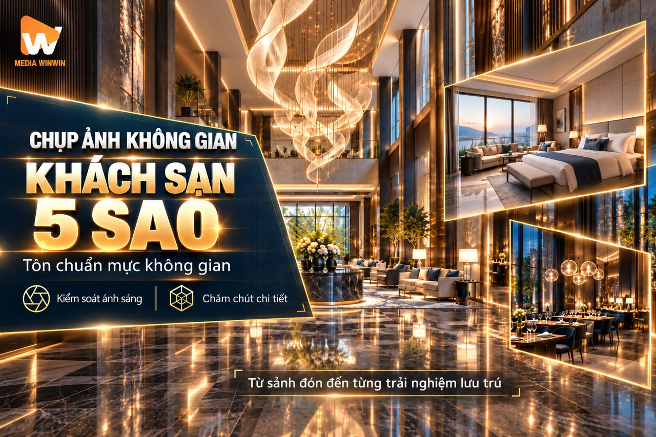 Dịch Vụ Chụp Ảnh Không Gian Khách Sạn 5*