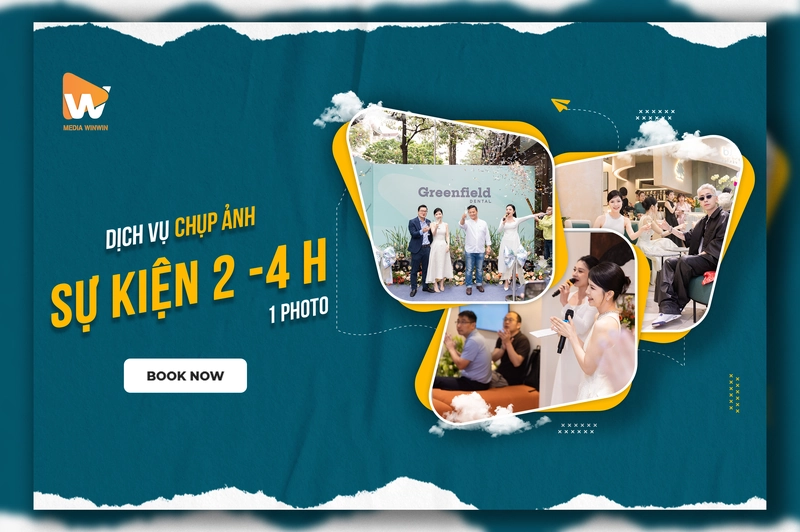 Dịch vụ chụp ảnh sự kiện ( 2 - 4h ) 1 Photo