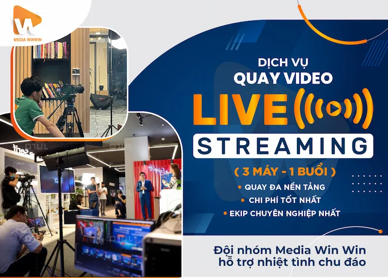 Dịch Vụ Quay Livestream Talkshow ( 2 - 4h) 3 Camera