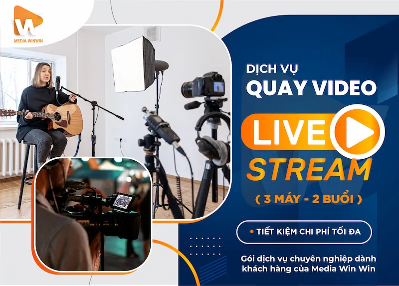Dịch Vụ Quay Livestream Talkshow (6-8h) 3 Camera
