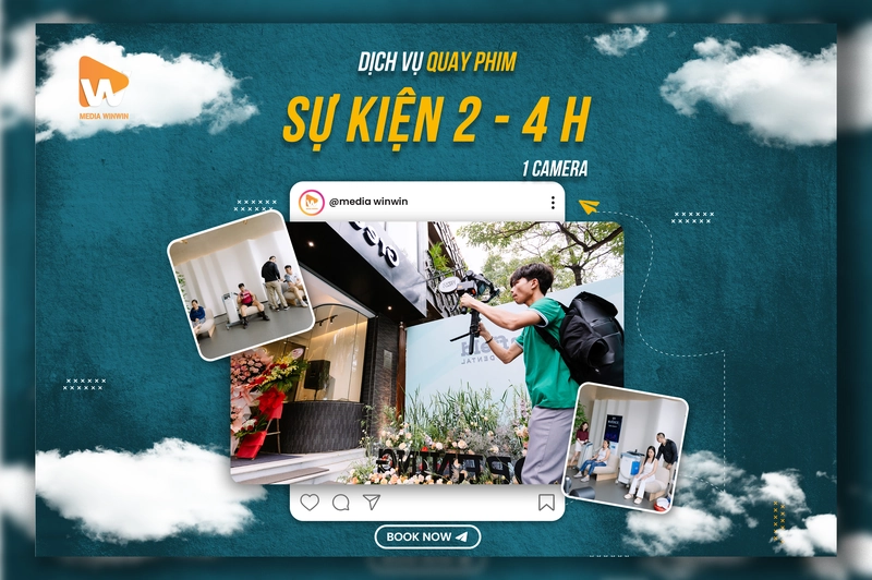 Dịch Vụ Quay video Sự Kiện ( 2 - 4h ) 1 Camera