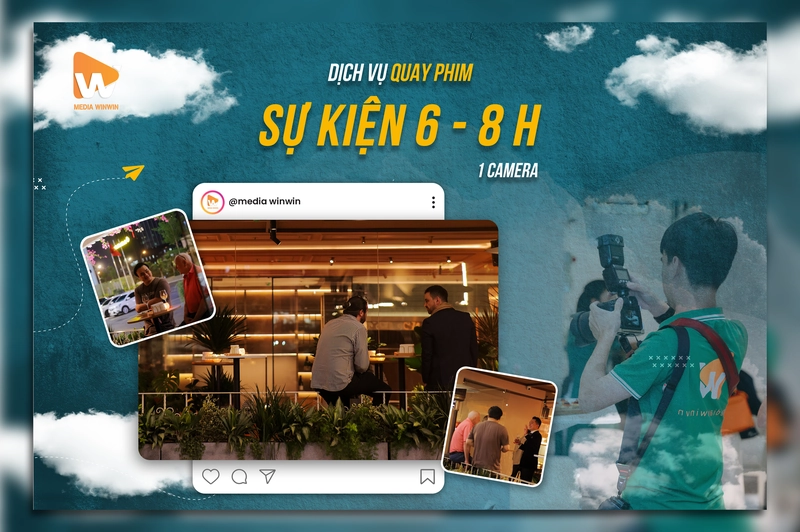 Dịch Vụ Quay video Sự Kiện ( 6 - 8h ) 1 Camera 