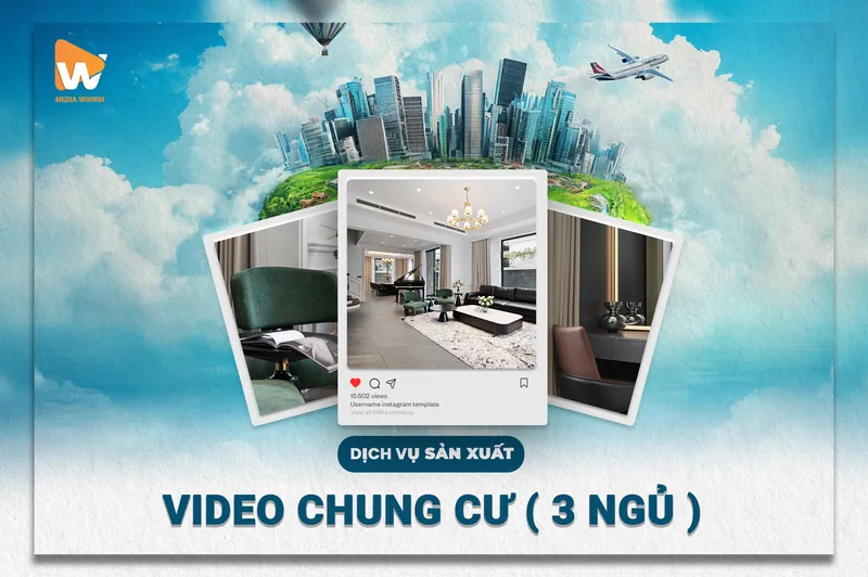 Dịch Vụ Quay video Kiến Trúc - Nội Thất (Chung cư 3 NGỦ)