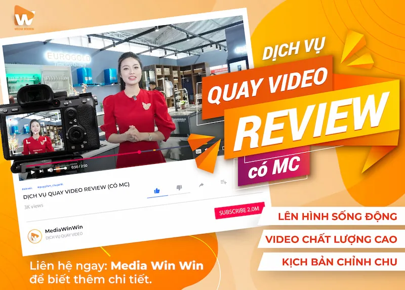 Dịch vụ Quay Video Review Sản Phẩm (Có MC)