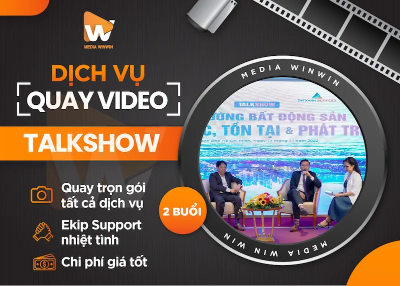 Dịch vụ Quay Video TalkShow ( 6 - 8h ) 2 Camera