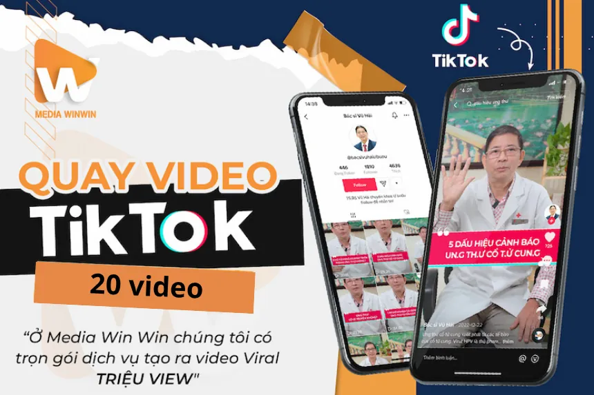 Dịch vụ Quay video Tiktok ( 20 video )