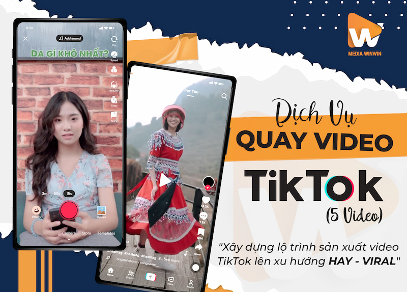 Dịch vụ Quay video Tiktok ( 5 video )