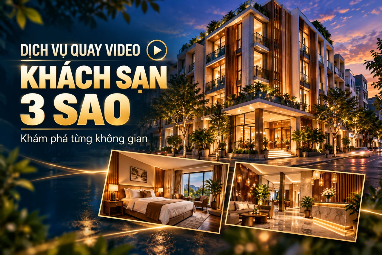 Dịch Vụ Quay Video không gian Khách Sạn 3*