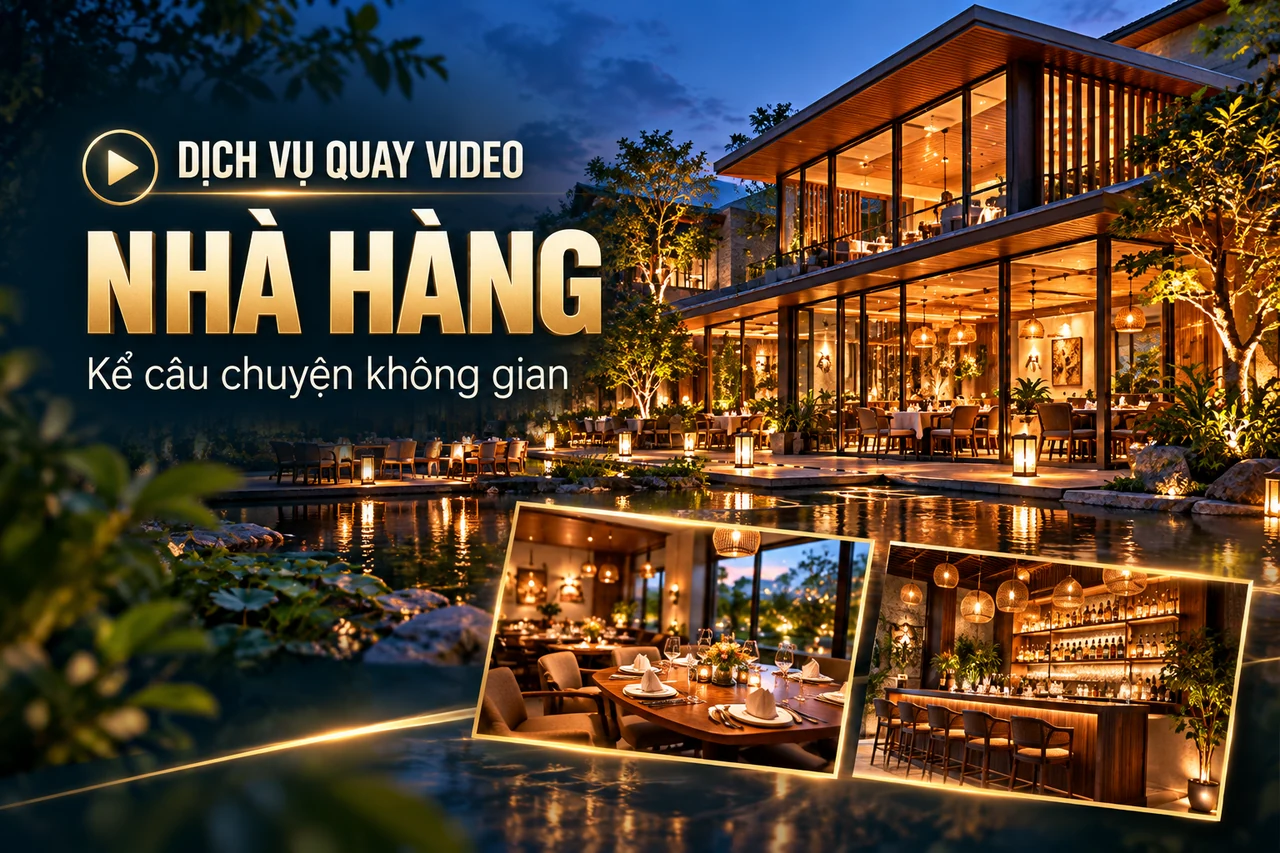 Dịch vụ Quay video không gian Nhà Hàng