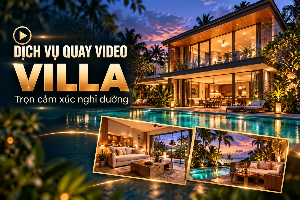 Dịch vụ Quay video không gian Villa