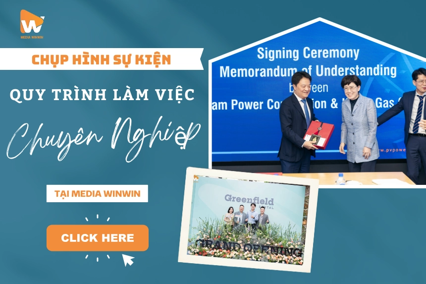 Chụp Hình Sự Kiện: Quy Trình Làm Việc Chuyên Nghiệp Từ A-Z 