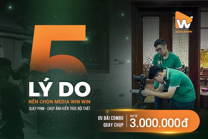 5 Lý do chọn quay video chụp ảnh kiến trúc nội thất tại Media