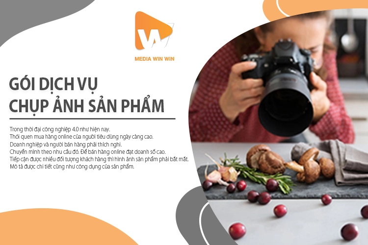 Báo giá chụp ảnh sản phẩm 2025 chi tiết từ Media Win Win