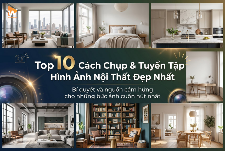 Top 10 Cách Chụp & Tuyển Tập Hình Ảnh Nội Thất Đẹp Nhất